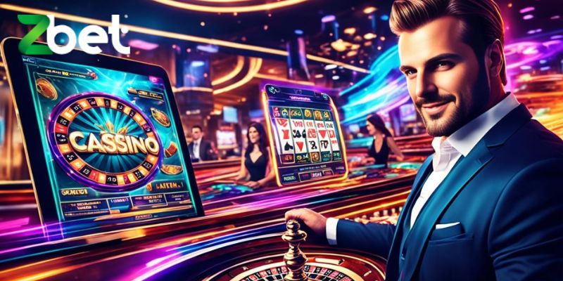 Sảnh cược Casino Live hiện đại tràn ngập màu sắc